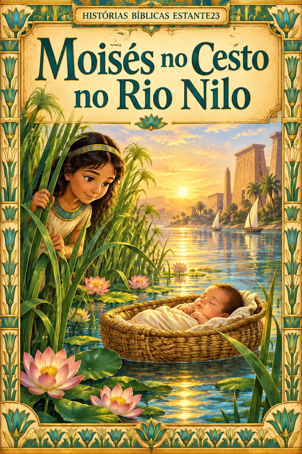 Capa de Moisés no Cesto no Rio Nilo