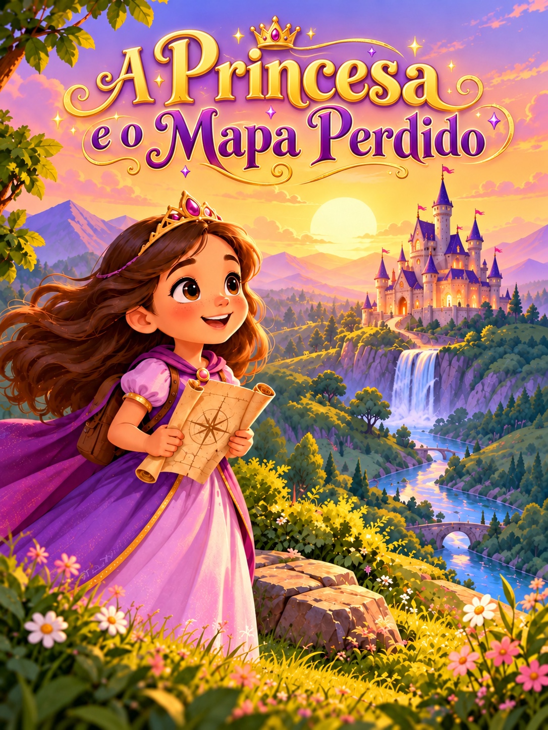 Capa de A Princesa e o Mapa Perdido